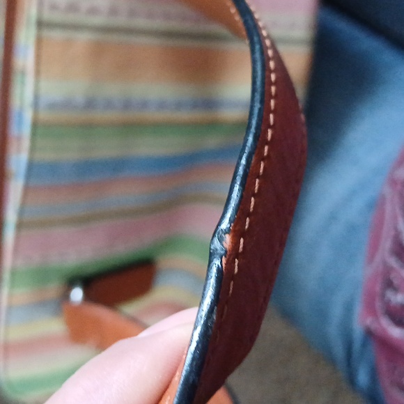 Fossil multi color striped hand bag y2k - Picture 16 of 16